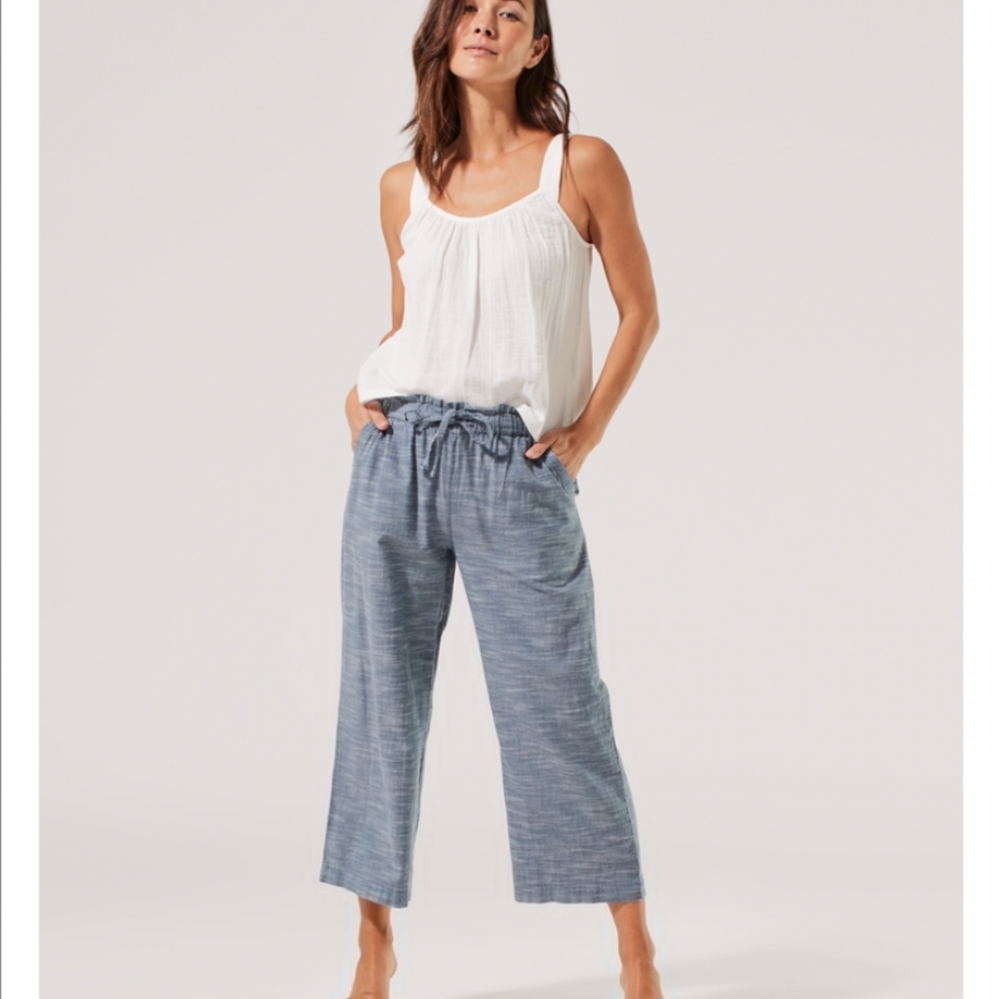 PACT chambray pants XL